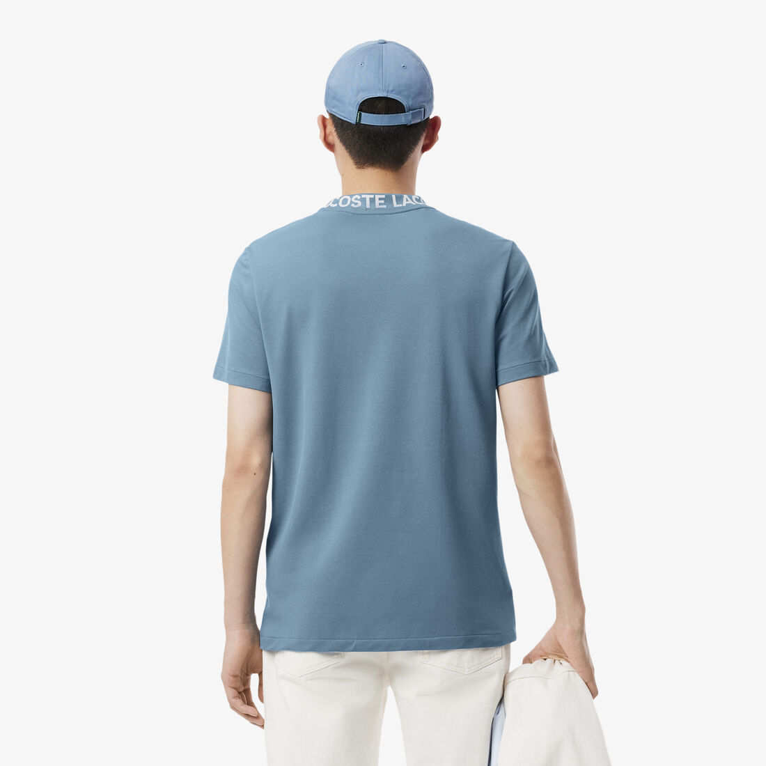 Jacquard Branded Pique T-shirt Jacquard Branded Pique T-shirt - TH9582-00-HD9