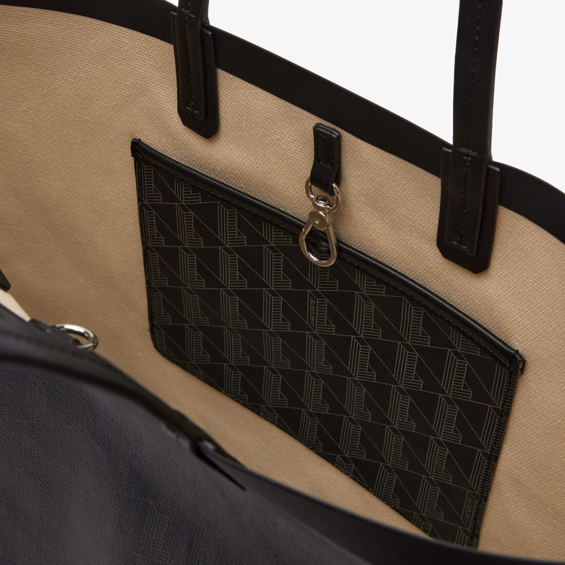 حقيبة زيلي مع حقيبة قابلة للإزالة Zely Coated Canvas Monogram Medium Tote - NF4344ZE-H45