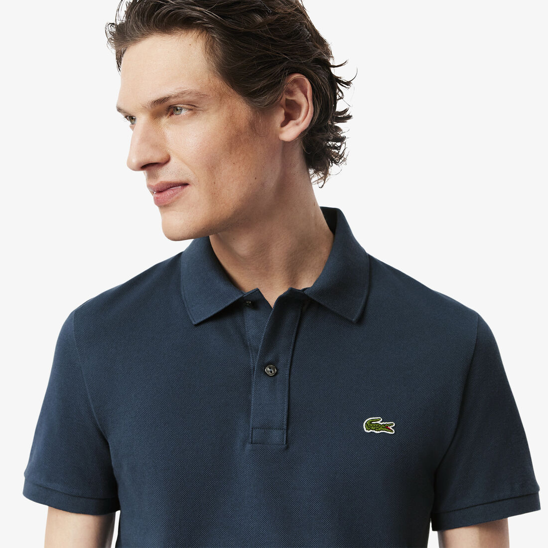 قميص بولو بيكيه بقصة ضيقة L.12.12 Slim Fit L.12.12 Pique Polo Shirt - PH4012-00-C7Z