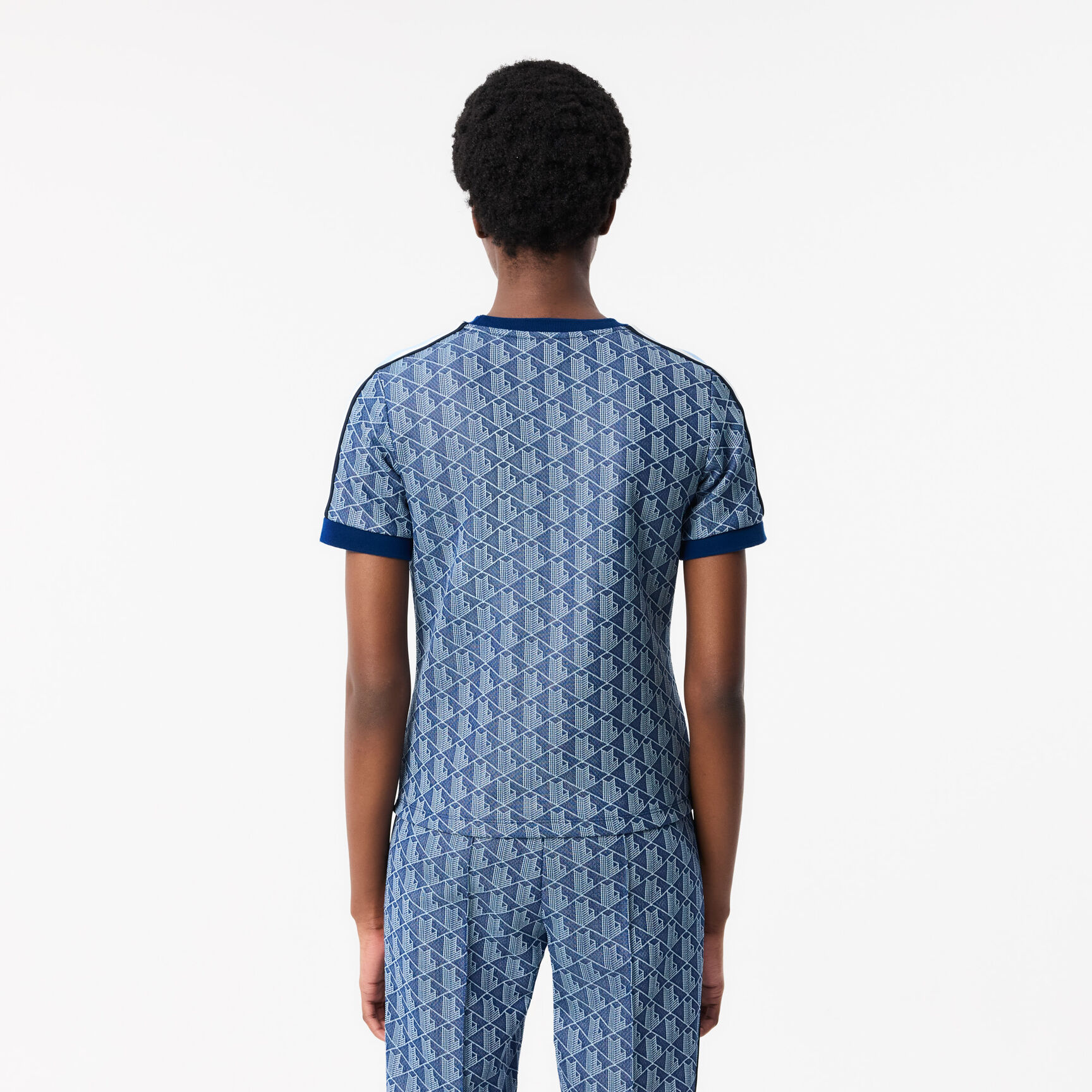 Slim Fit Monogram Jacquard T-shirt - TF3244-00-6LE