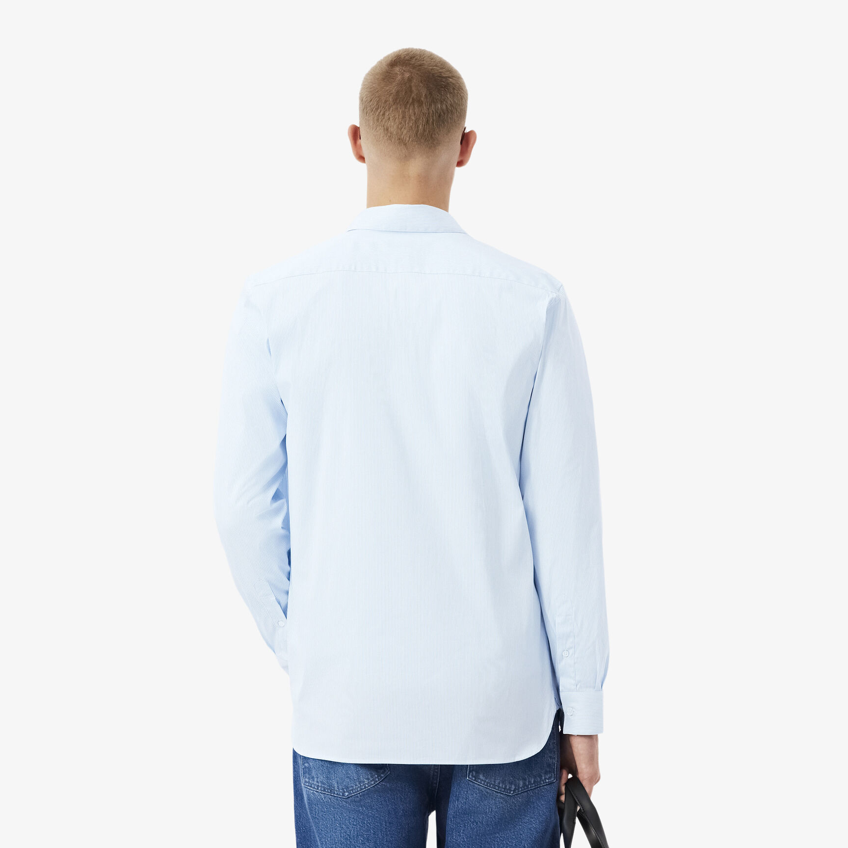 Slim Fit Striped Stretch Poplin Shirt Slim Fit Striped Stretch Poplin Shirt - CH0198-00-FAC