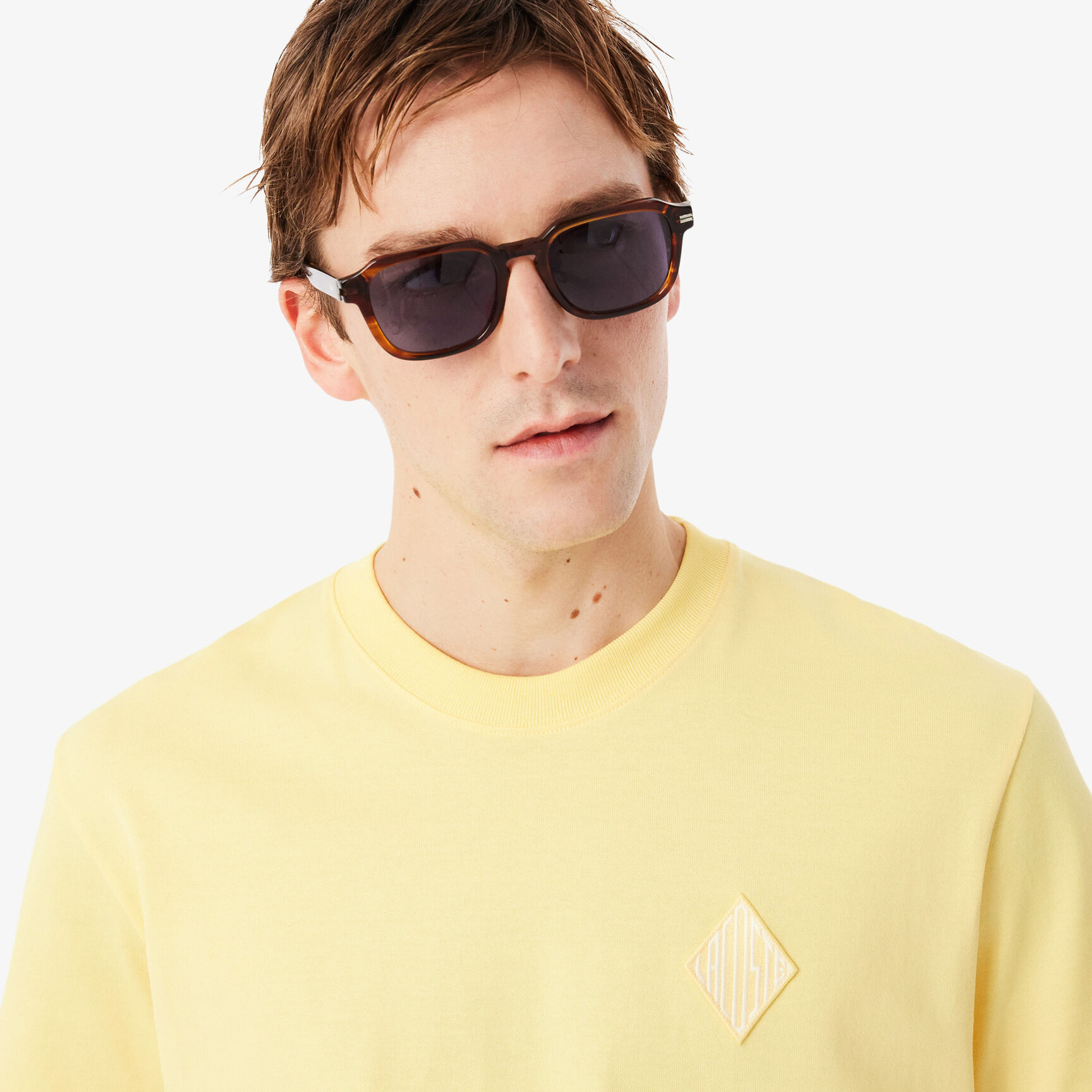 Classic Fit Heavy Badge Accent T-shirt - TH0028-00-107