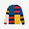 men s lacoste live loose fit colourblock cotton rugby style polo shirt