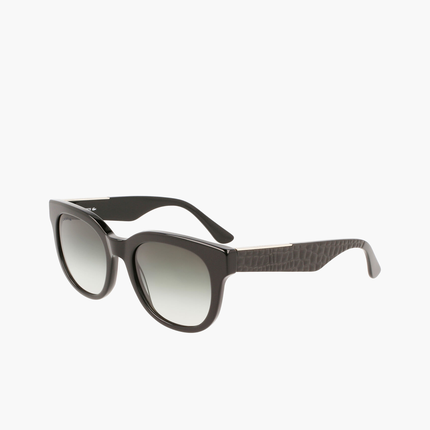 Women's Oval Acetate Croco Skin Sunglasses - L971S-001