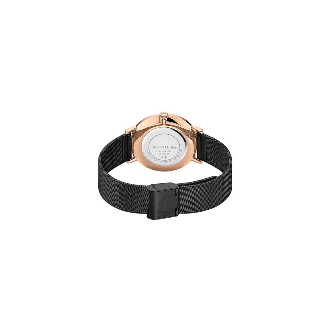 ساعة لاكوست بمينا أسود للنساء مجموعة Lacoste Moon ساعة لاكوست بمينا أسود للنساء مجموعة Lacoste Moon