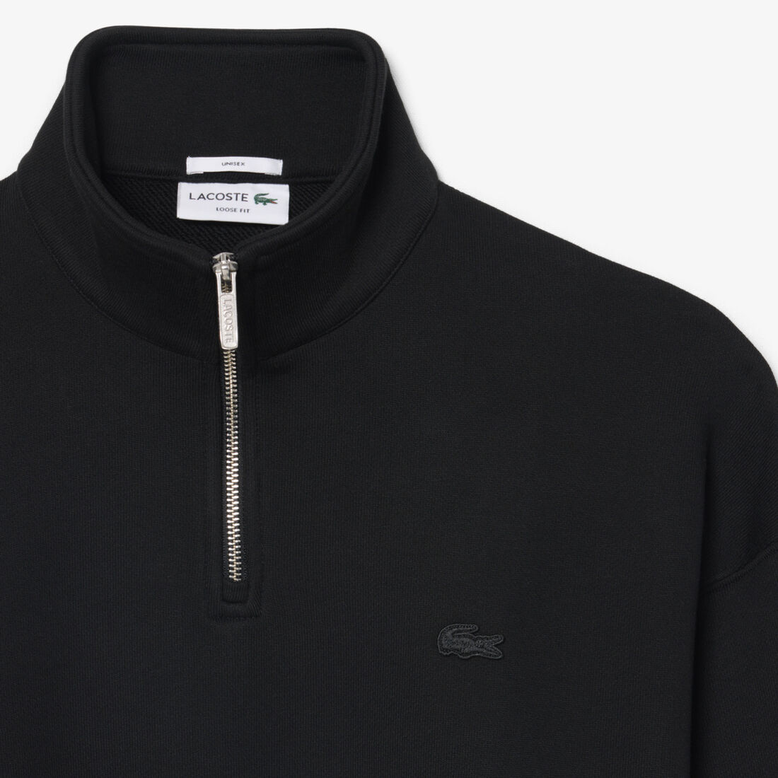 Heavy Fleece Zipper Neck Sweatshirt lacoste heavy fleece zipper neck sweatshirt