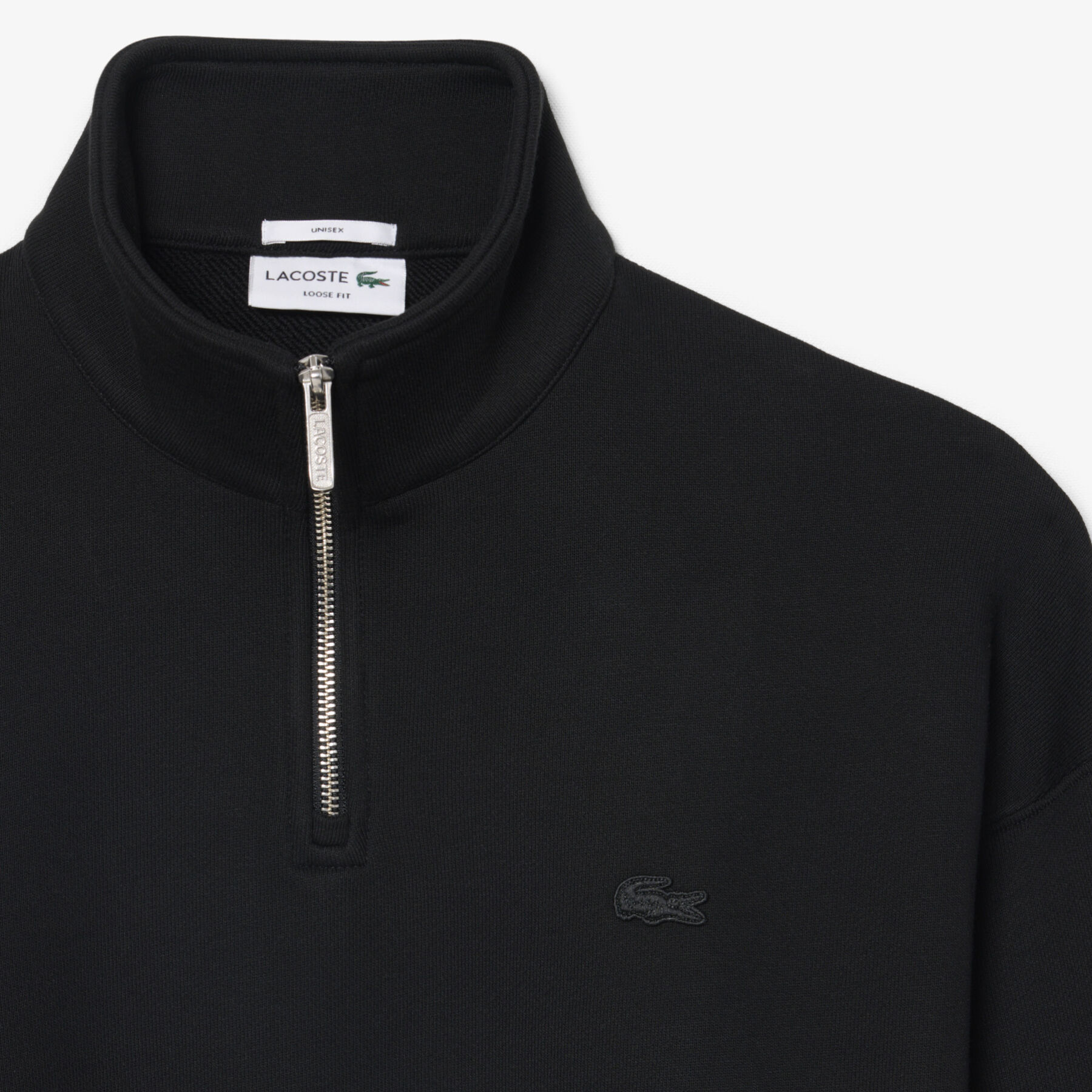 Heavy Fleece Zipper Neck Sweatshirt lacoste heavy fleece zipper neck sweatshirt