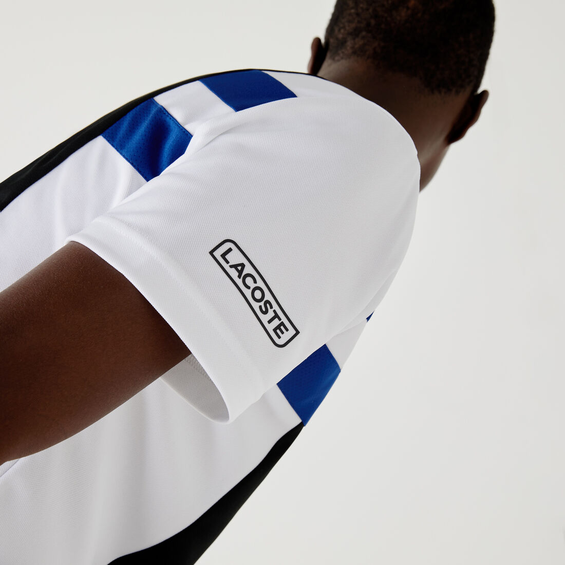 Men's Lacoste SPORT Colourblock Breathable Piqué Tennis T-shirt Men's Lacoste SPORT Colourblock Breathable Piqué Tennis T-shirt