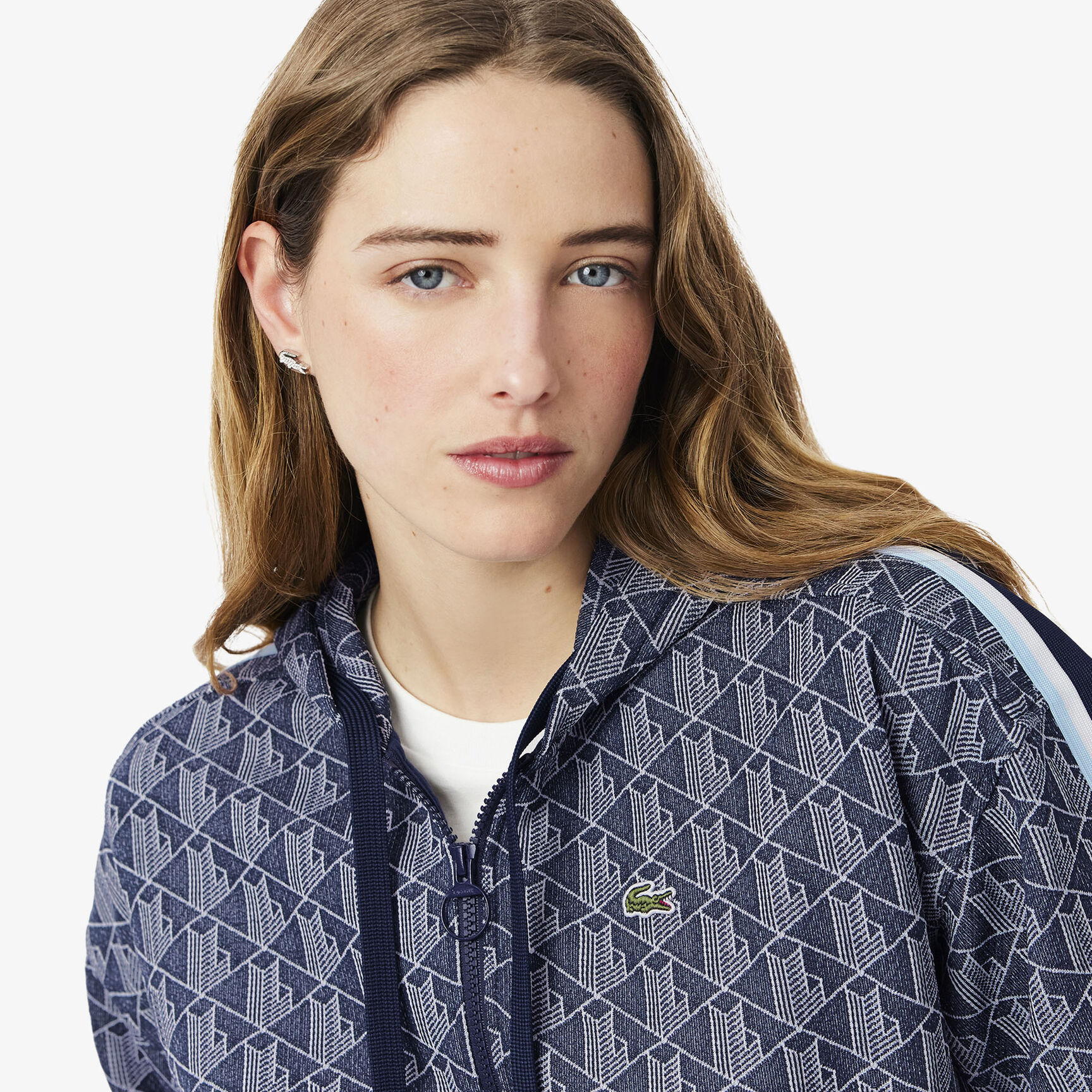 Jacquard Monogram Hoodie Jacquard Monogram Hoodie - SF7606-00-525