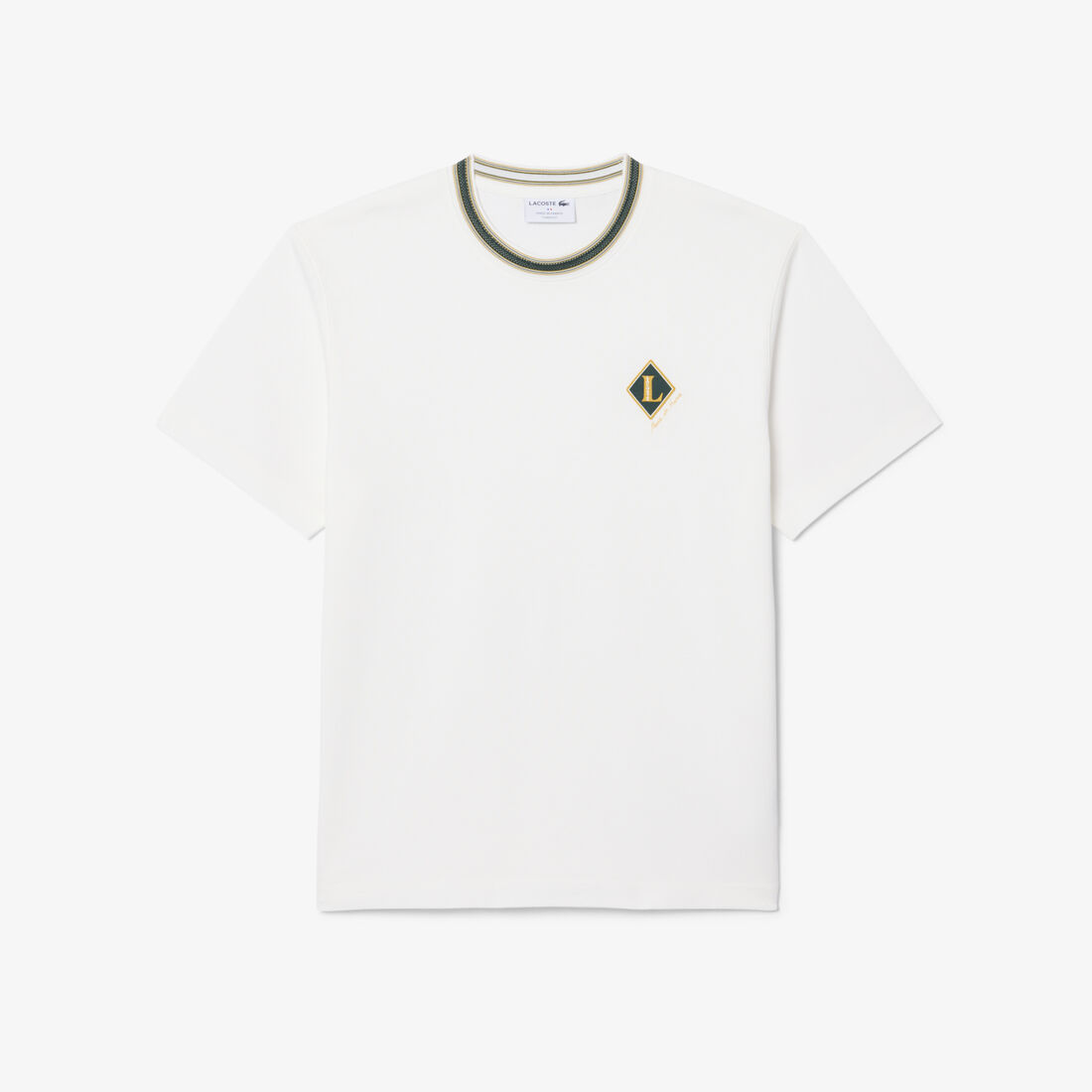 French Made Badge Accent Striped T-shirt - TH8611-00-70V