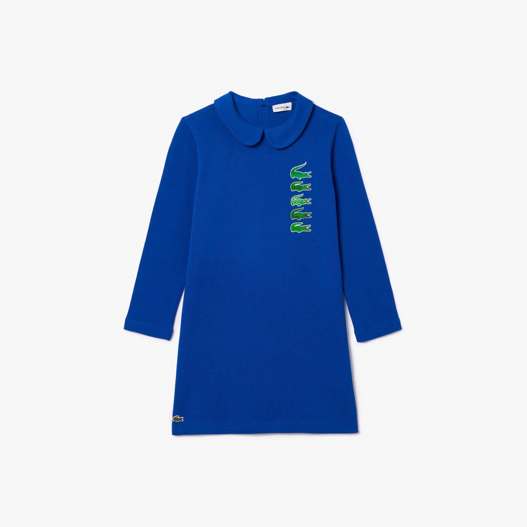 Back Closure Crocodile Polo Dress lacoste back closure crocodile polo dress