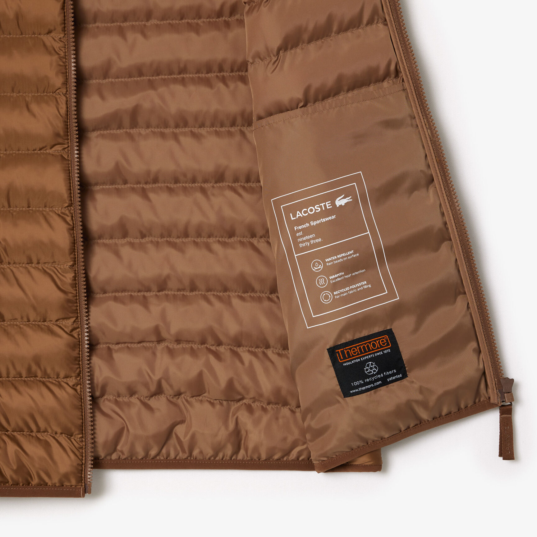 Water-Repellent Puffed Vest Sleveless Quilted Vest - BH2886-00-SIX