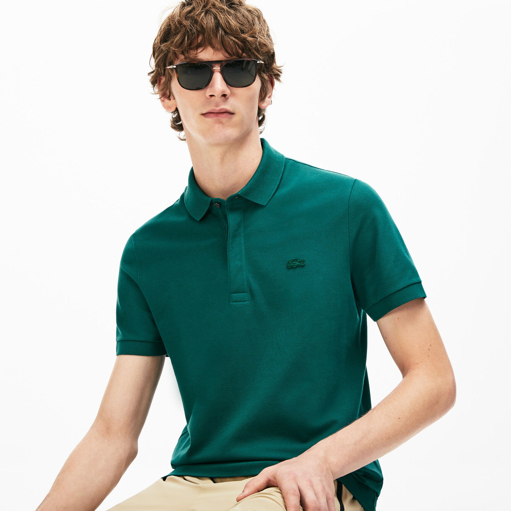 Regular Fit Paris Stretch Pique Polo Shirt