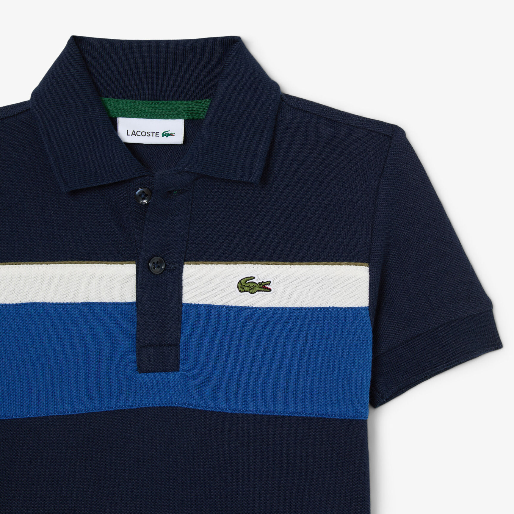 Colour-Block Pique Polo Shirt Colour-Block Pique Polo Shirt - PJ1142-00-5IZ