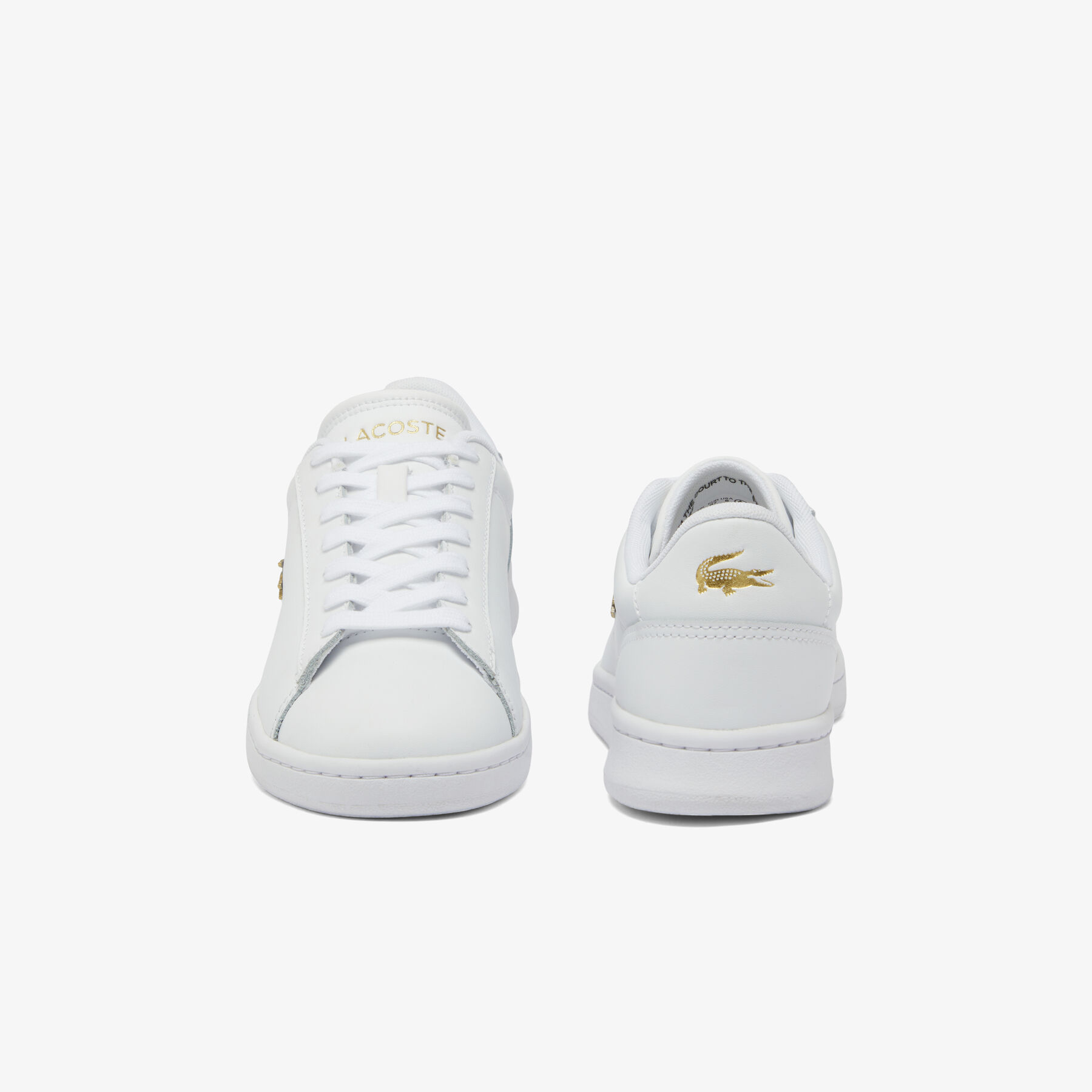 lacoste women s carnaby set leather sneakers