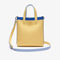 lacoste women s anna detachable shoulder strap mini tote bag