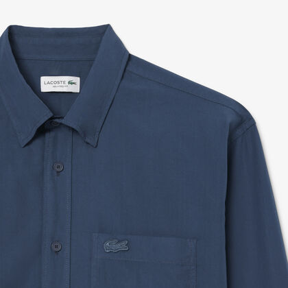 Lightweight Relaxed Fit Poplin Shirt
