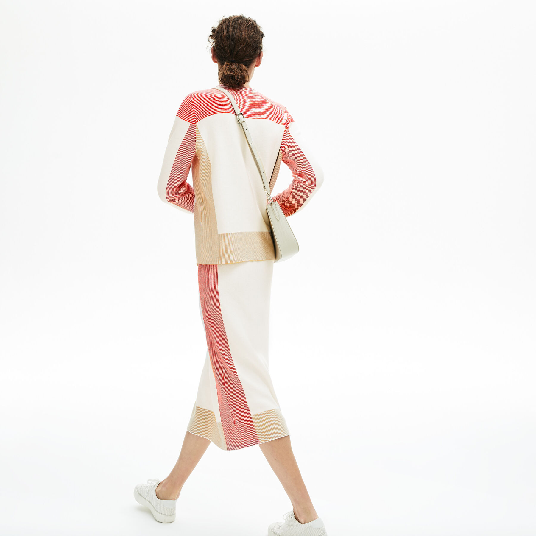 Women's Colourblock Pencil Skirt lacoste women s colourblock pencil skirt