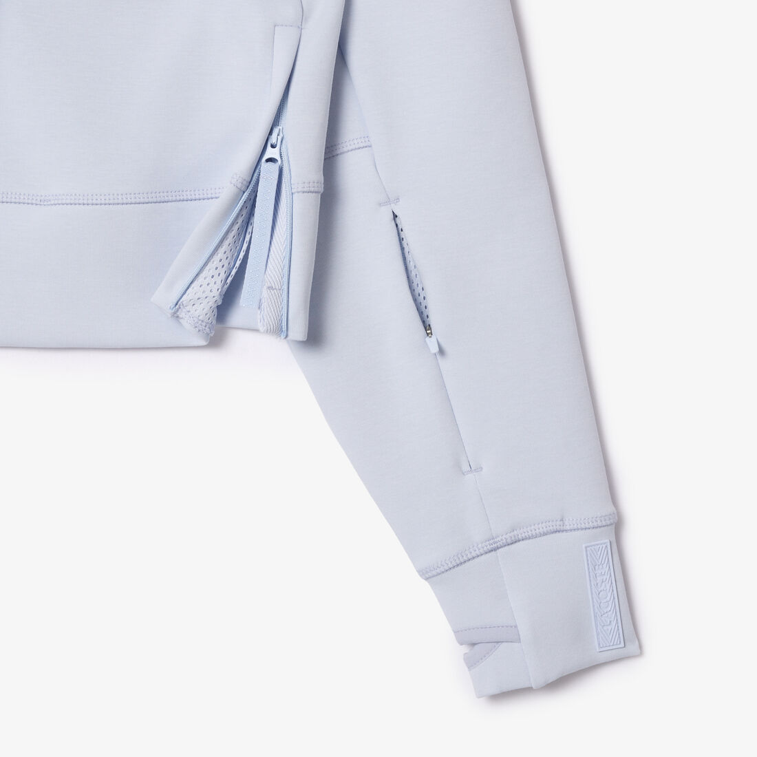 Short Cut Cotton Hoodie Women's Lacoste Hooded Jogger Sweatshirt - SF0281-00-J2G