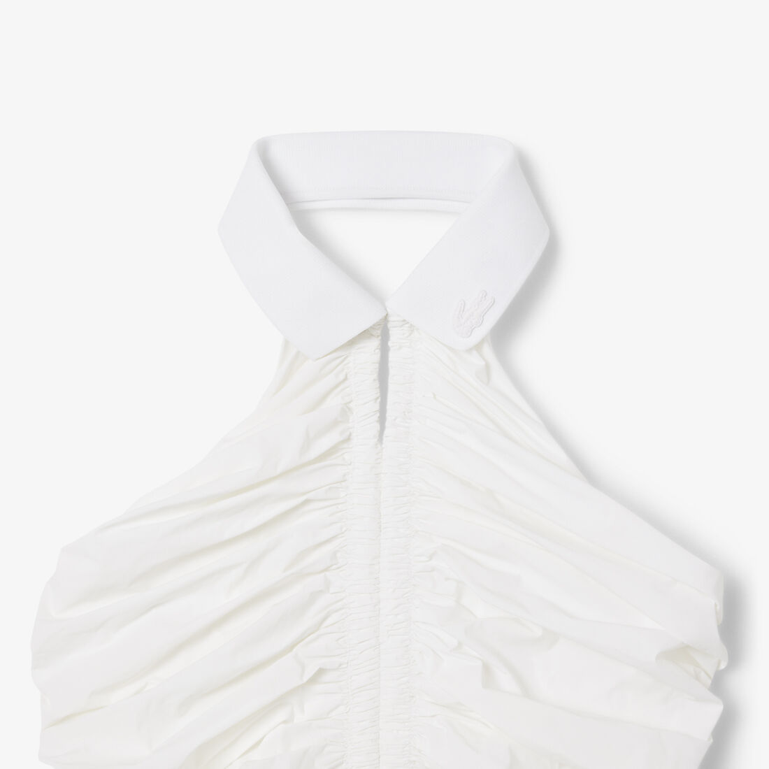 فستان بولو بدون أكمام ومطوي Pleated Sleeveless Polo Dress - EF0108-00-001