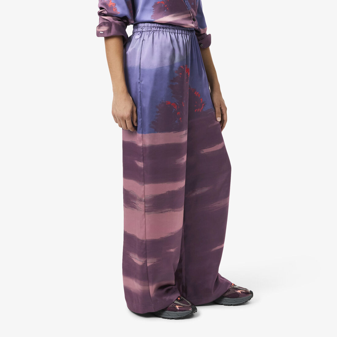 Oversized Landscape Print Pants Oversized Landscape Print Pants - HF6384-00-ADI