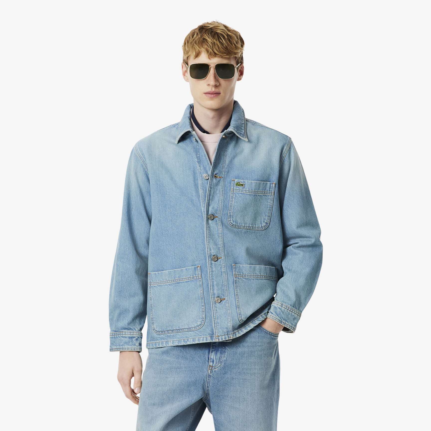 Heavy Cotton Denim Overshirt Jacket Heavy Cotton Denim Overshirt Jacket - CH9222-00-MKU