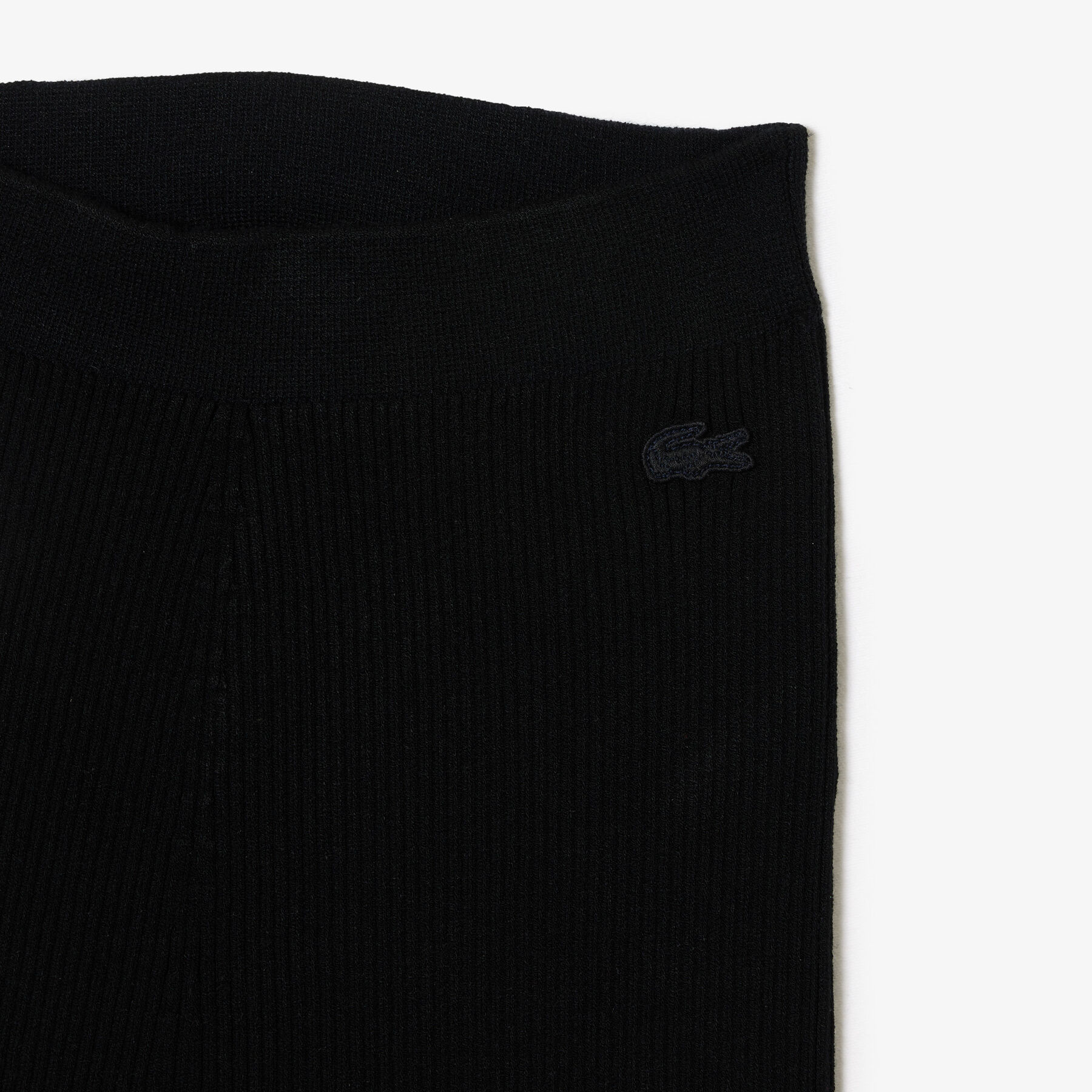 Seamless Ribbed Knit Flared Leggings lacoste seamless ribbed knit flared leggings