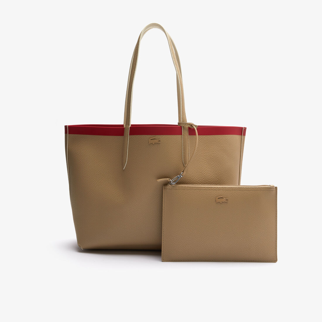 Women's Anna Removable Zip Pouch Canvas Large Shopper Bag Women's Anna Removable Zip Pouch Canvas Large Shopper Bag