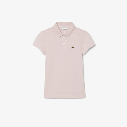 Scalloped Collar Piqu E Polo Shirt