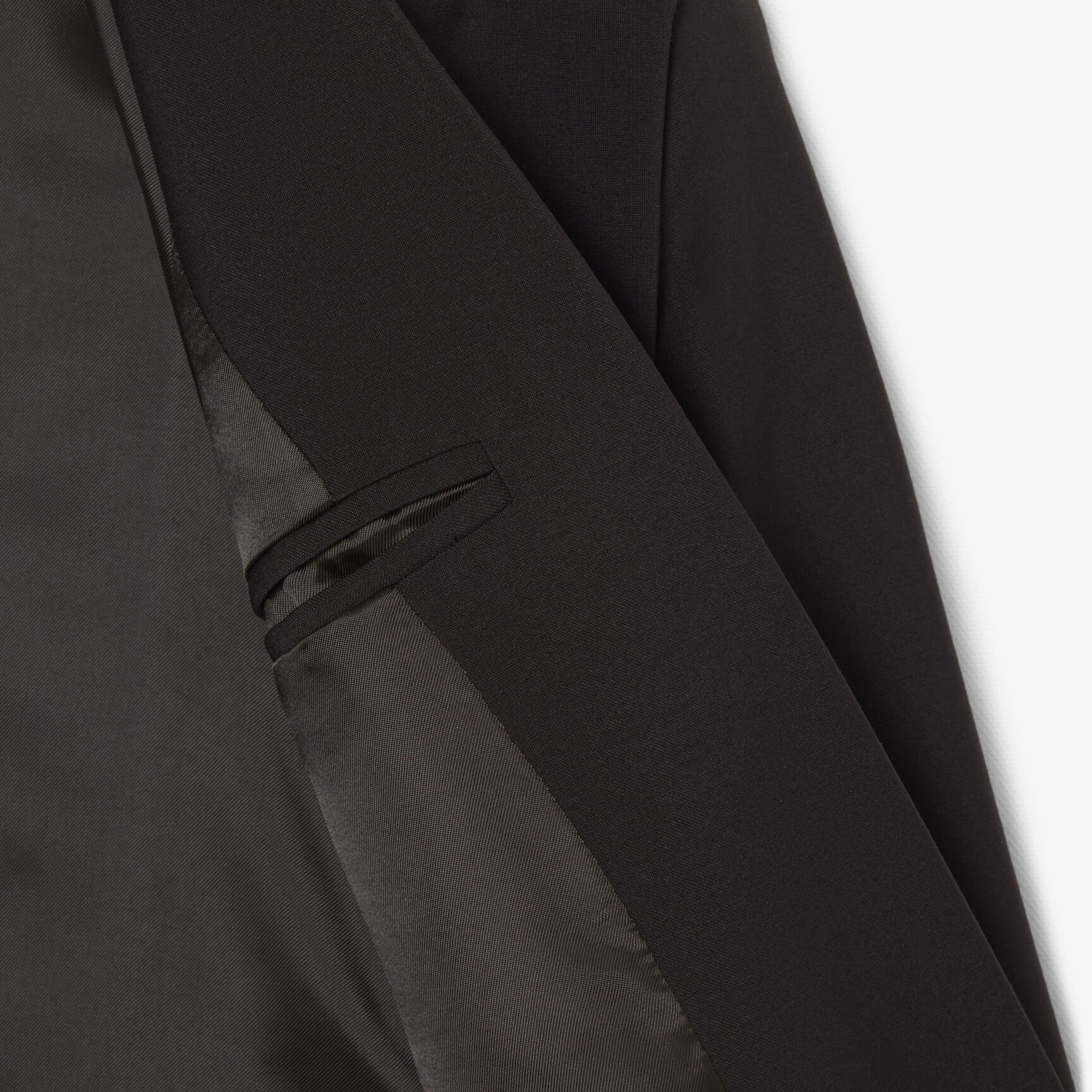 Embroidered Logo Slim Fit Wool Blazer - VF4244-00-3LA