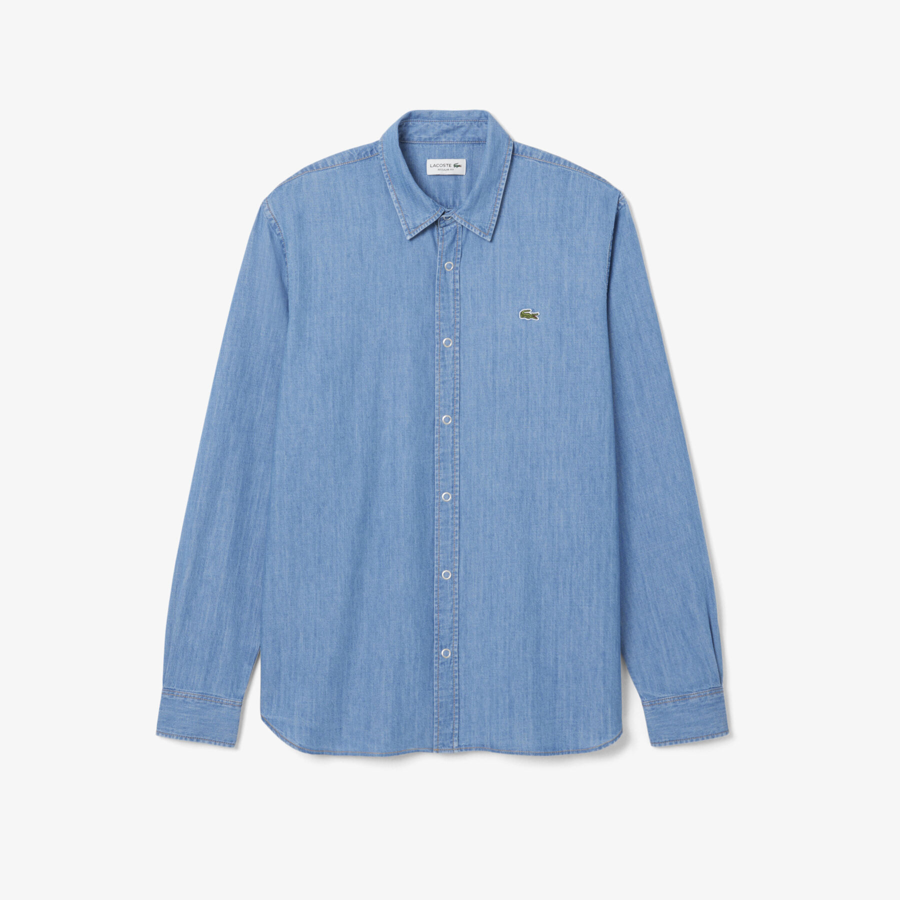 قميص جينز خفيف الوزن بقصة عادية Regular Fit Lightweight Denim Shirt - CH9084-00-MKU
