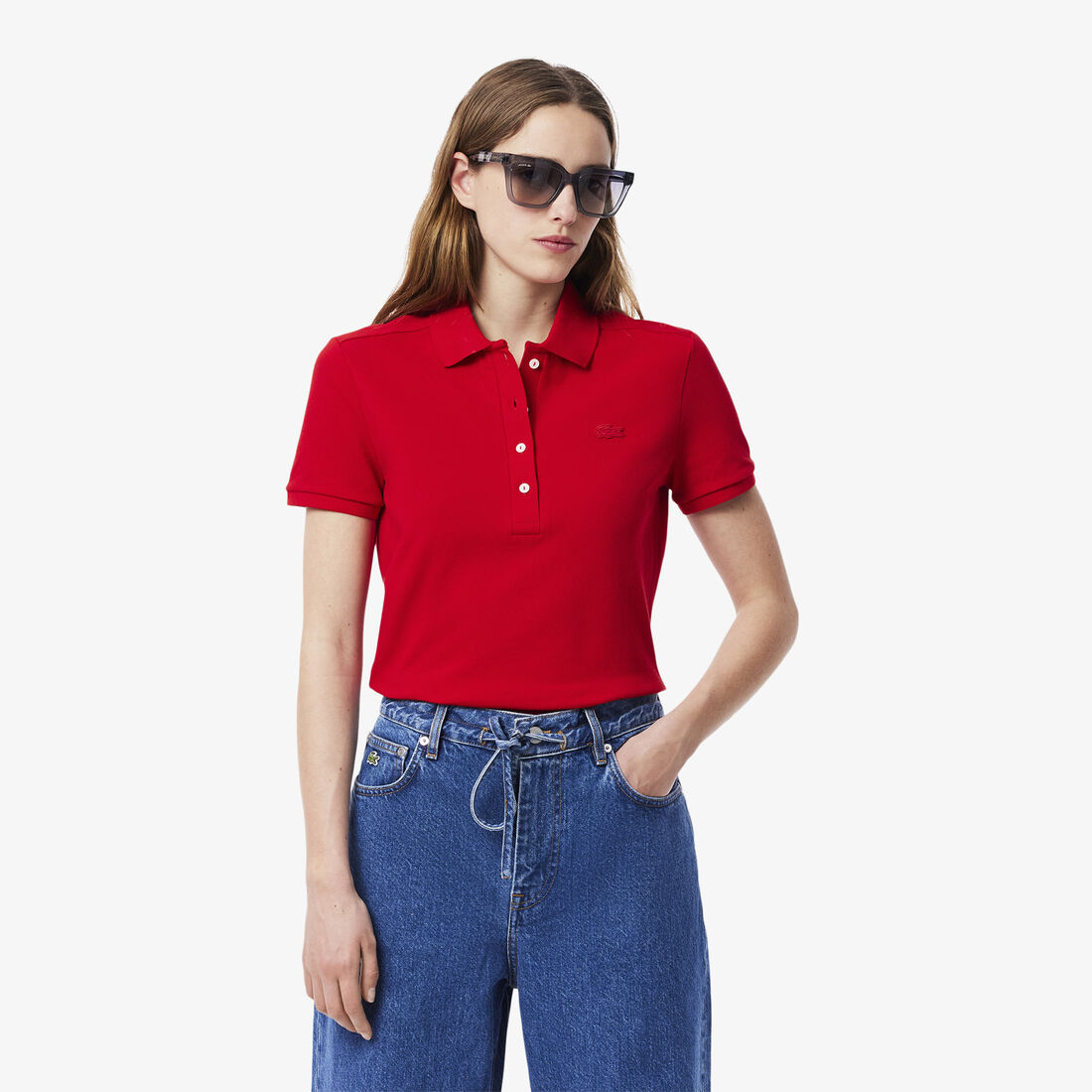 L.12.D Slim Fit Stretch Petit Pique Polo Shirt - PF5462-00-240