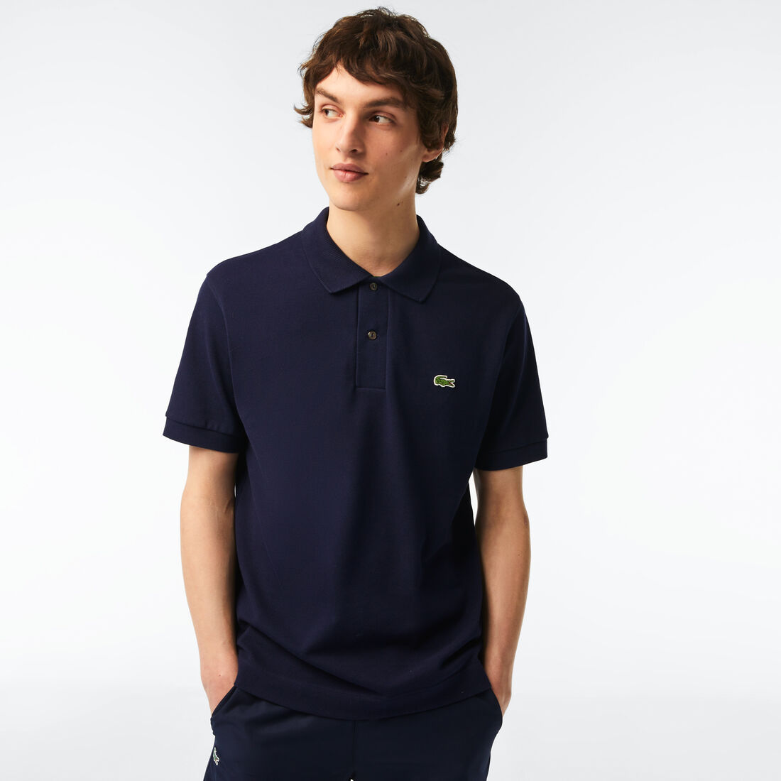 Buy Men's Lacoste Classic Fit L.12.21 Organic Cotton Pique Polo Shirt ...