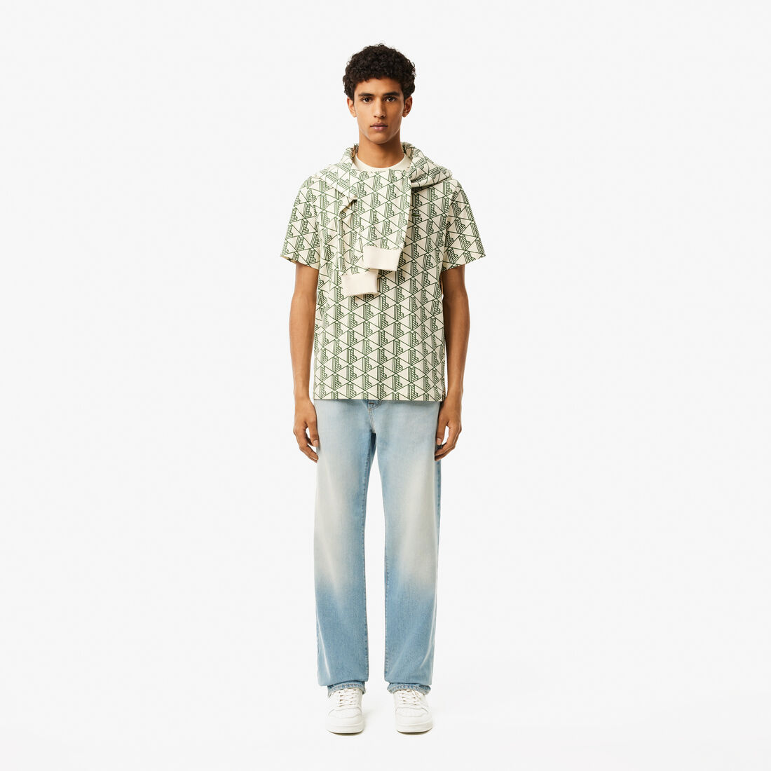 Monogram Cotton T-shirt Cotton Jersey Monogram T-shirt - TH2831-00-PT2