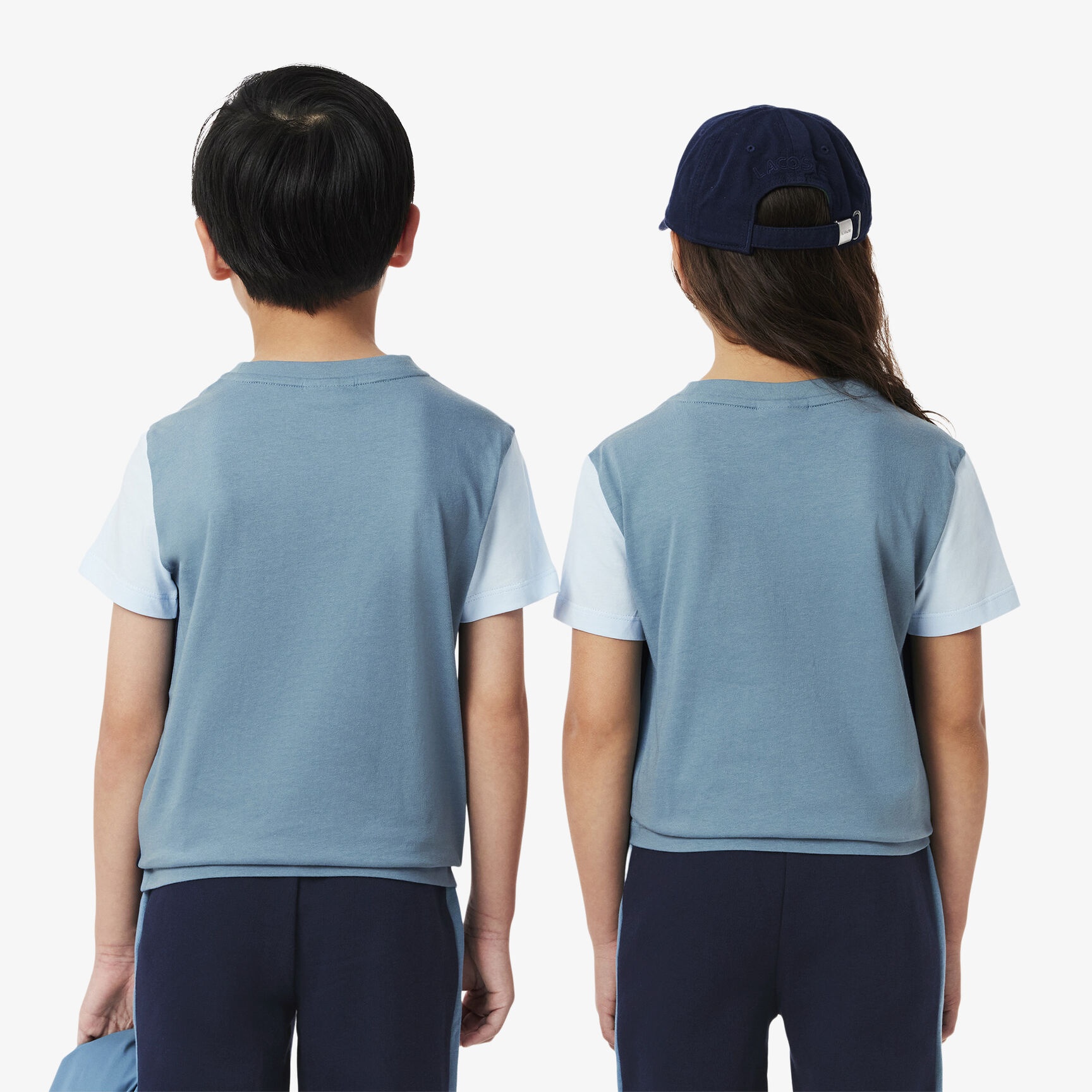 Cotton Colour-Block T-shirt - TJ8440-00-HJI
