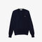 lacoste women s v neck loose organic cotton sweater