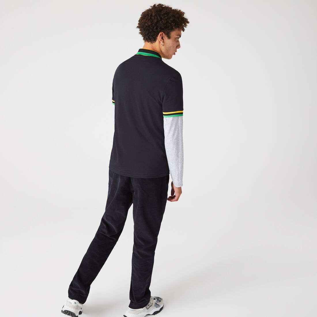 Men’s Lacoste Slim Fit Light Breathable Piqué Polo Men’s Lacoste Slim Fit Light Breathable Piqué Polo
