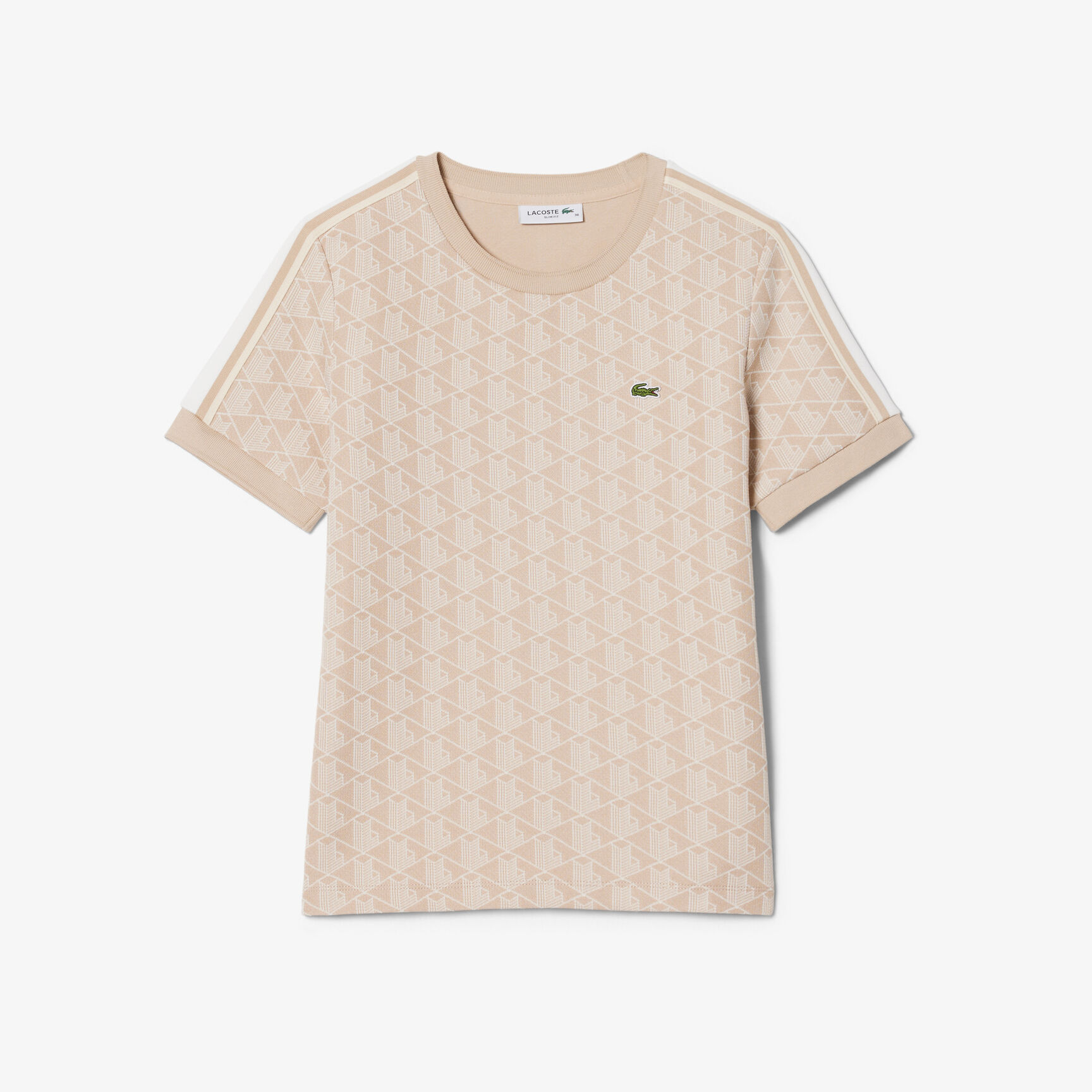 Slim Fit Monogram Jacquard T-shirt Slim Fit Monogram Jacquard T-shirt - TF3244-00-8GI