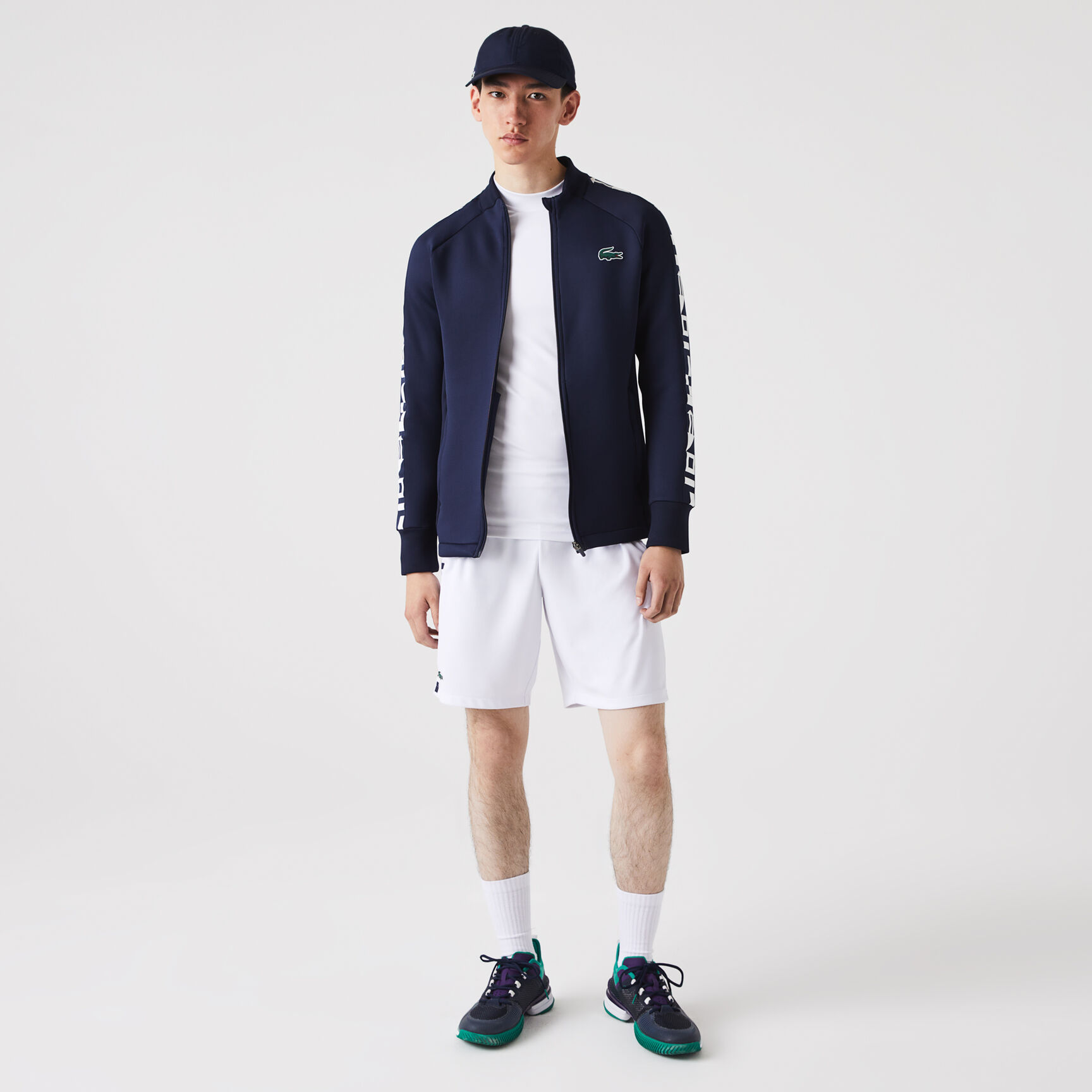 Men's Lacoste SPORT Printed Zip Tennis Sweatshirt Men's Lacoste SPORT Printed Zip Tennis Sweatshirt