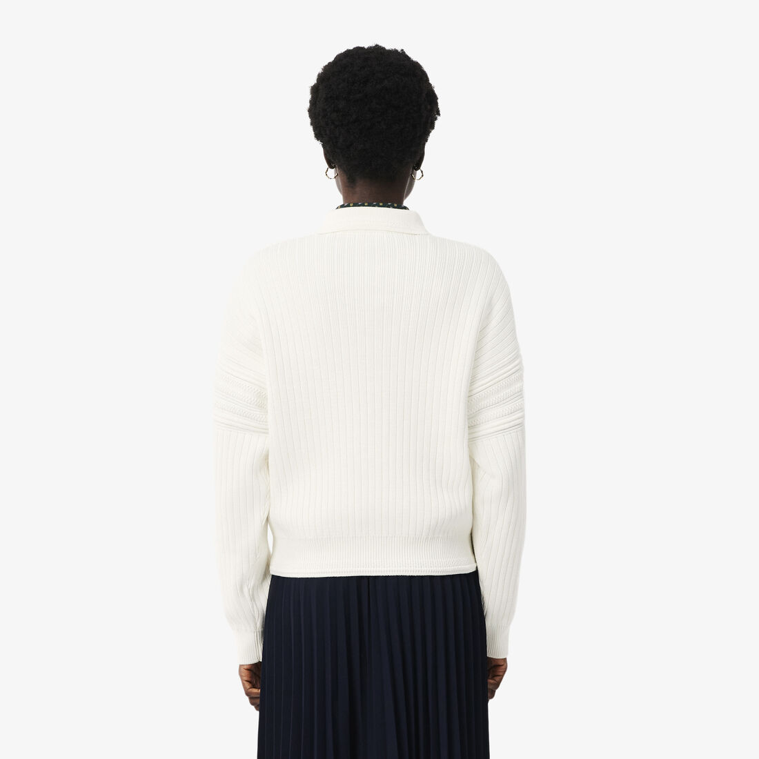 French Made Polo Collar Sweater - AF8272-00-70V