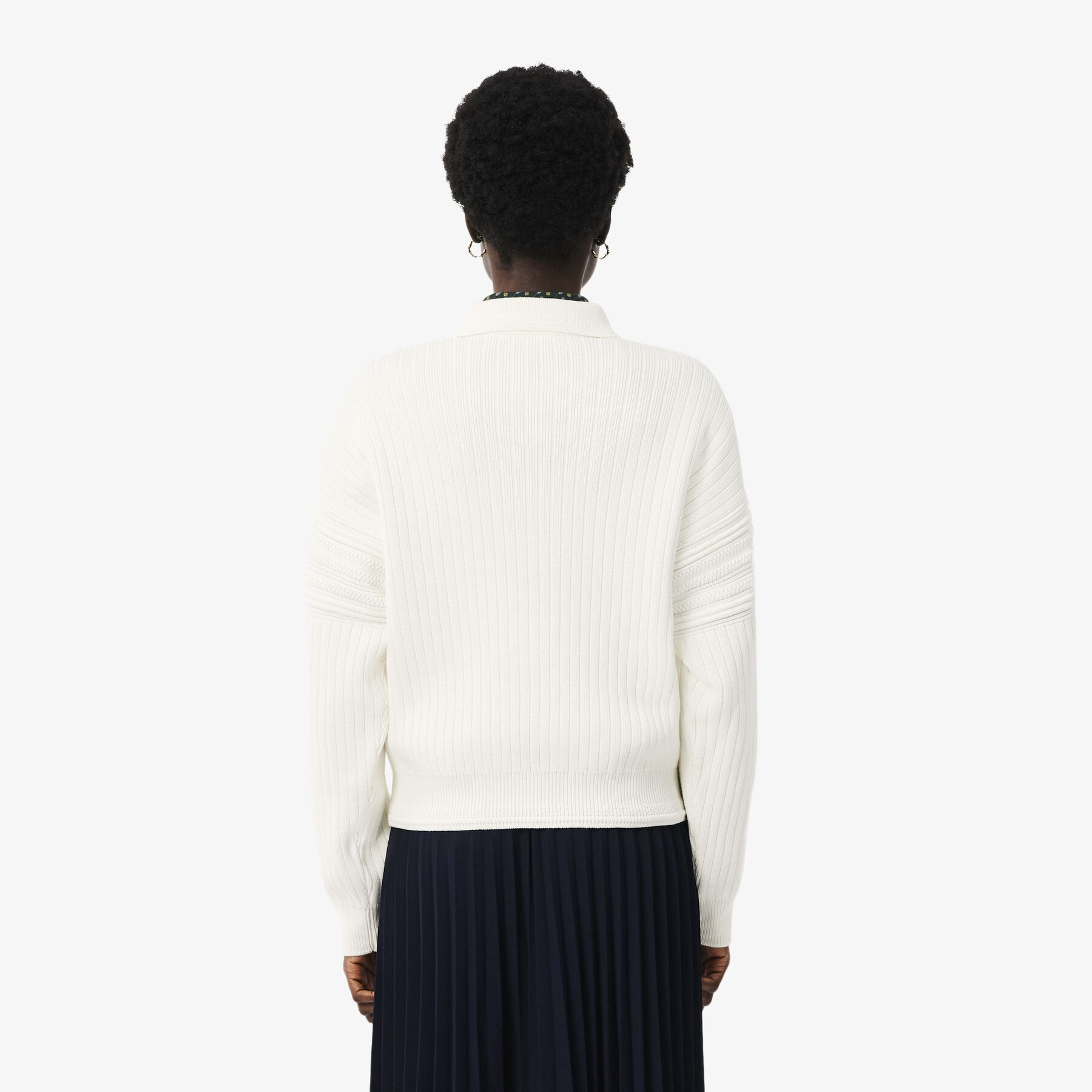 French Made Polo Collar Sweater - AF8272-00-70V