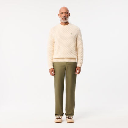 Straight Fit Cotton Twill Chinos
