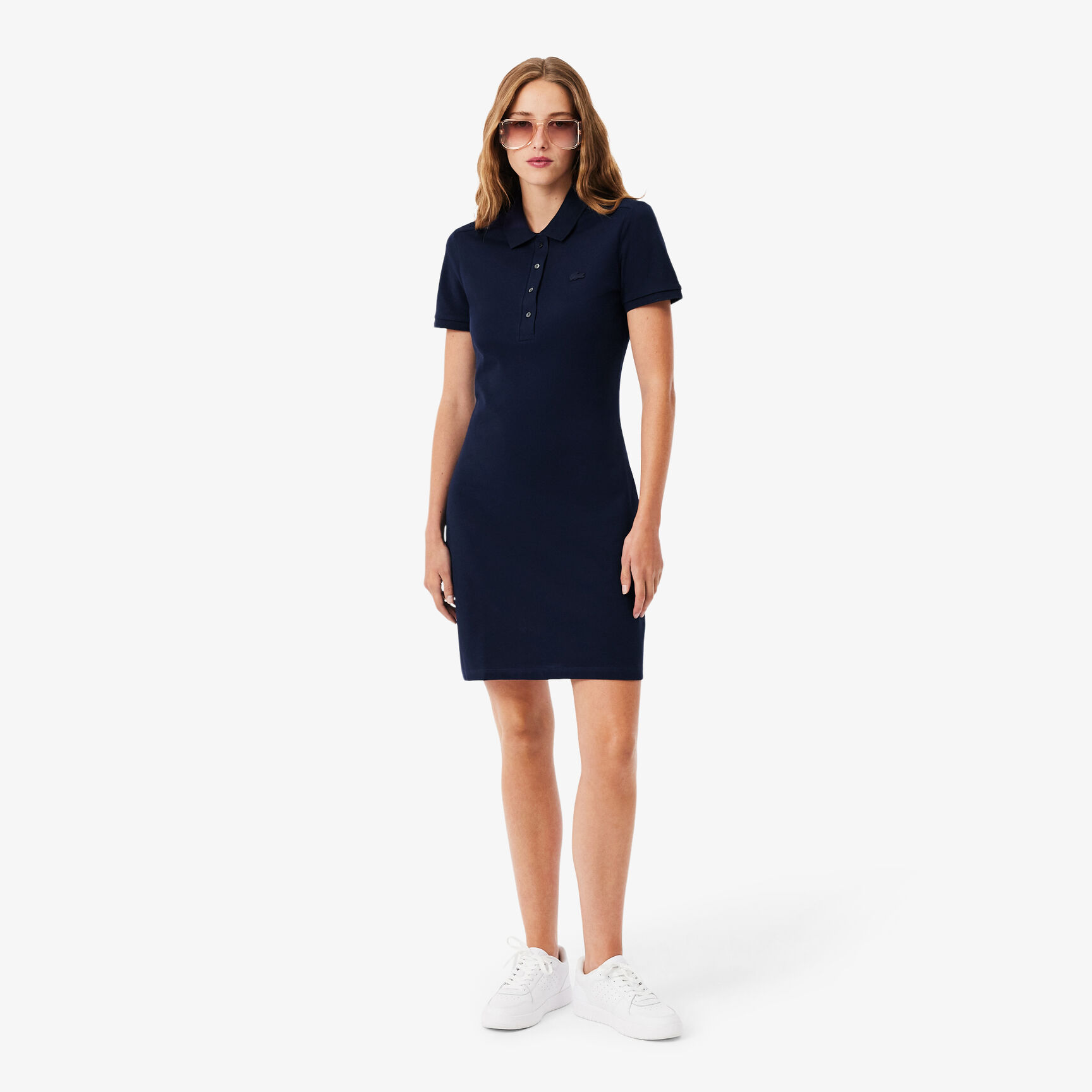 Slim Fit Stretch Petit Pique Polo Dress - EF5473-00-166