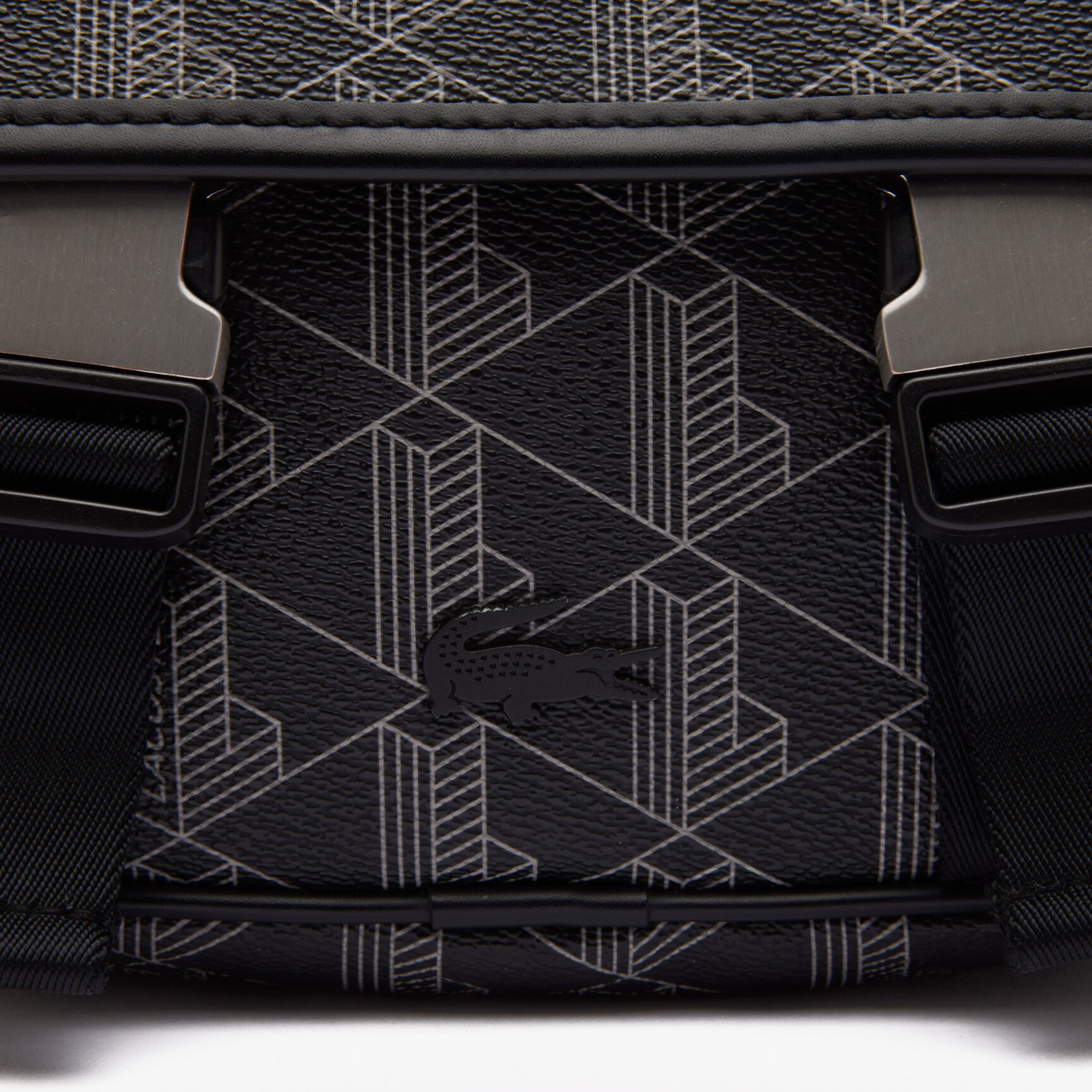 حقيبة مسنجر ذا بليند بمشبك قنب بشعار الماركة للرجال Men's The Blend Clipped Monogram Canvas Messenger Bag - NH3787LX-H45