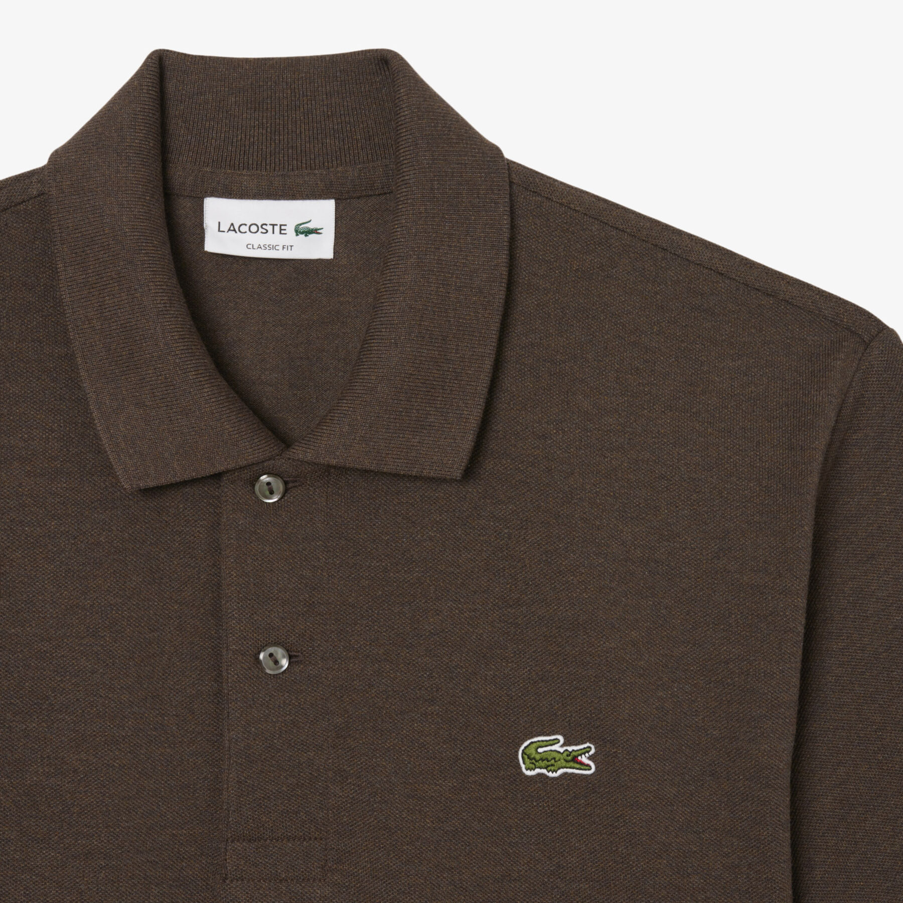 lacoste classic fit l 12 12 marl polo shirt