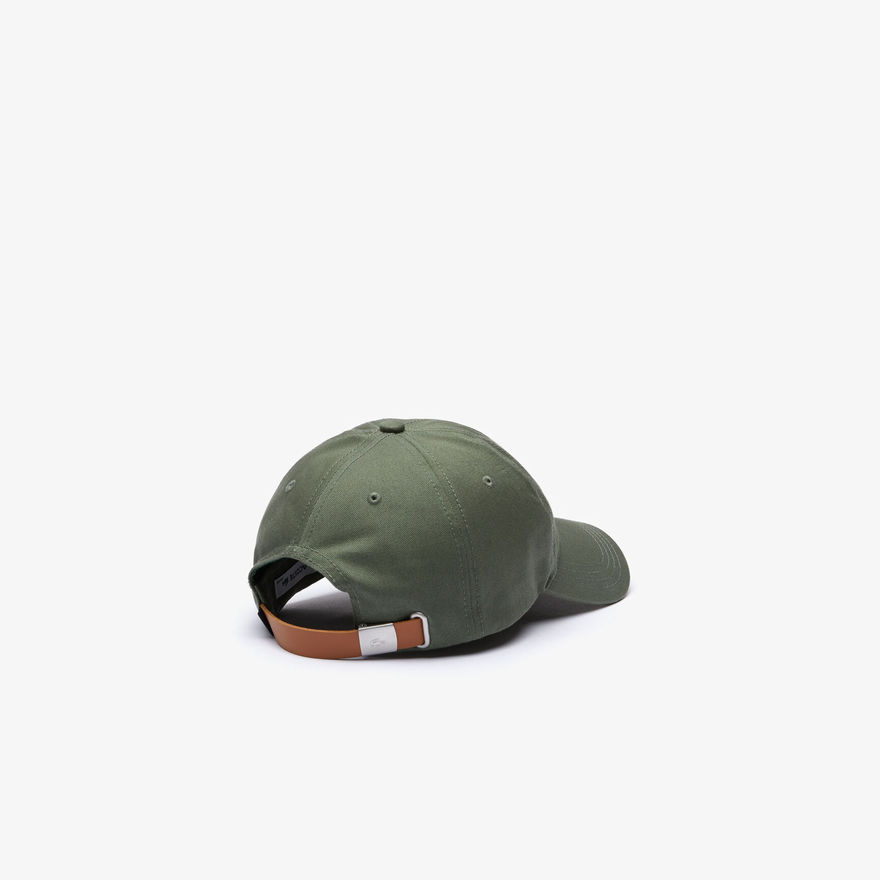 قبعة كاب قطنية بخطوط متباينة اللون وشعار التمساح كبير الحجم للرجال قبعة كاب قطنية بخطوط متباينة اللون وشعار التمساح كبير الحجم للرجال