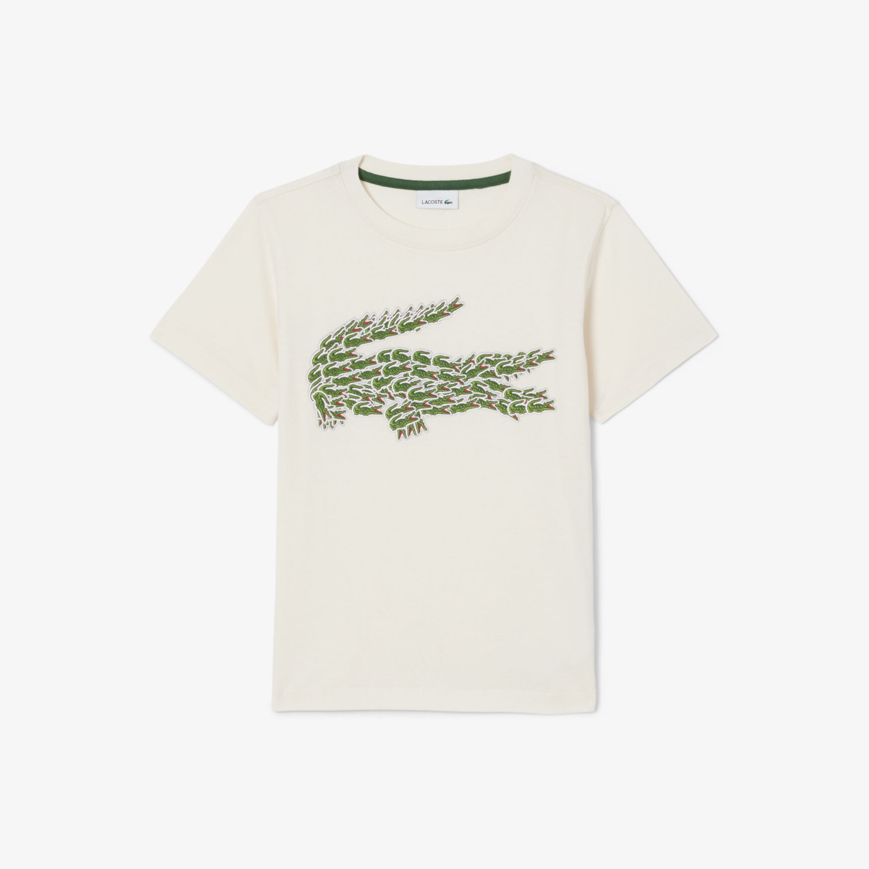 Crocodile Print Cotton T-shirt - TJ0830-00-XFJ