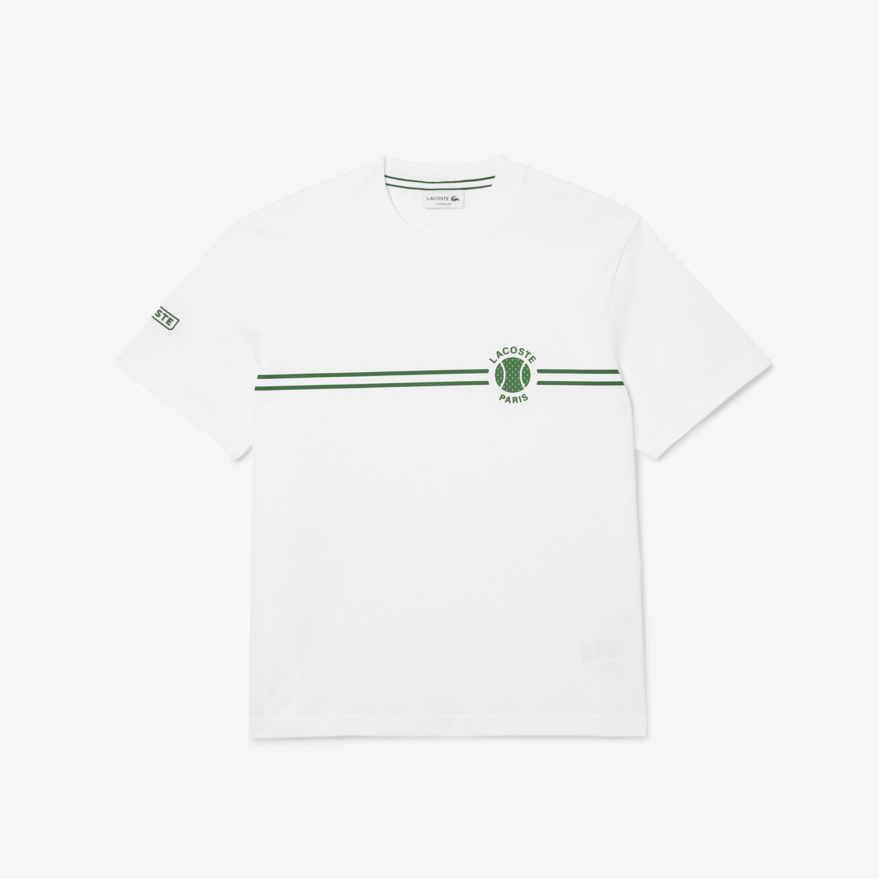 Printed Embroidered Cotton Jersey T-shirt lacoste printed embroidered cotton jersey t shirt