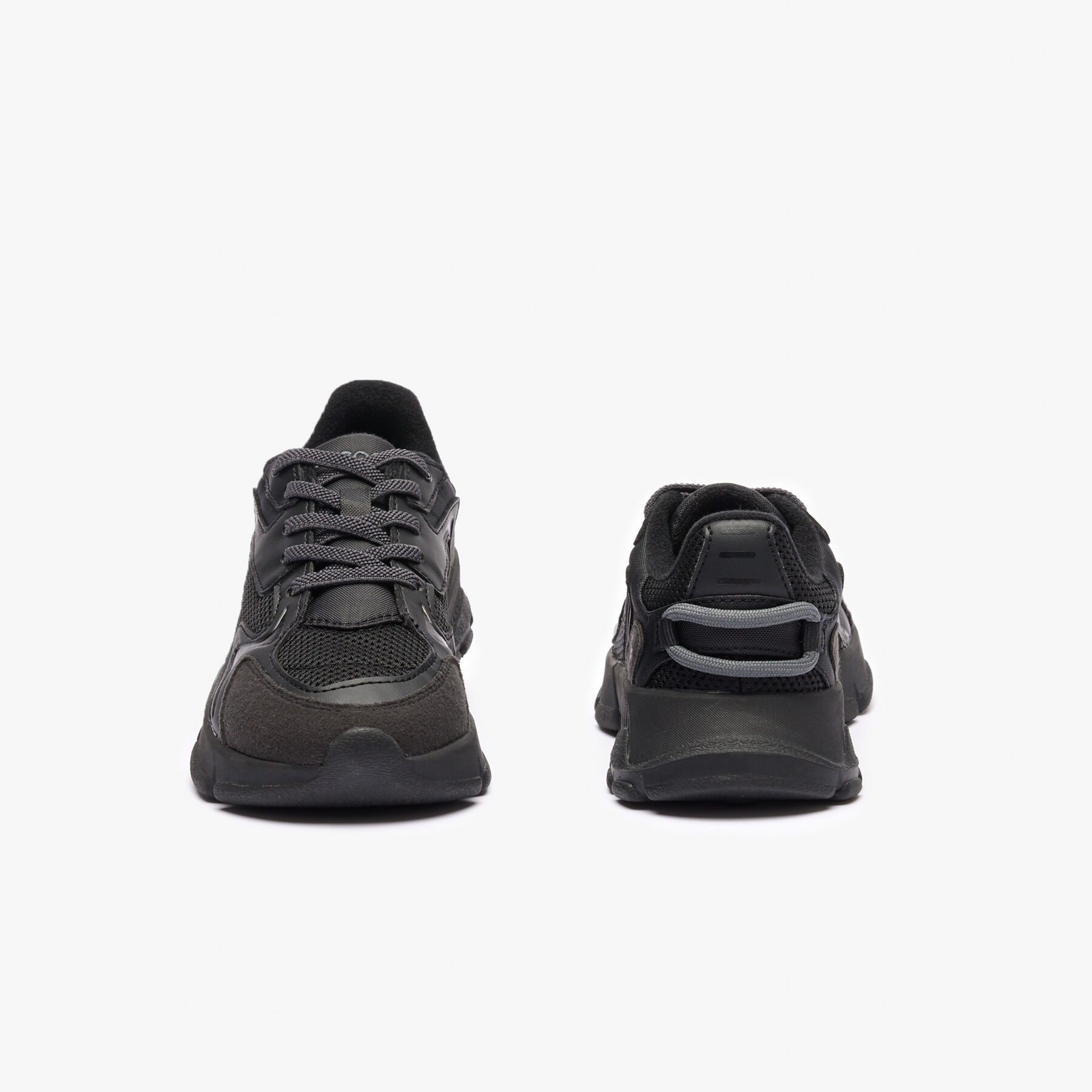 lacoste kids  l003 neo textile trainers