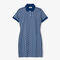 فستان بولو بقصة ضيقة من قماش الجاكارد المزين بشعار لاكوست Slim Fit Monogram Polo Dress - EF2655-00-6LE